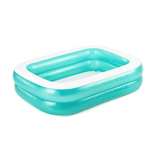 Bestway Uppblåsbar Pool 2 Kammare Rektangulär 201x150x51 cm +6 År Trädgård 54005 finns hos Aktivcamping