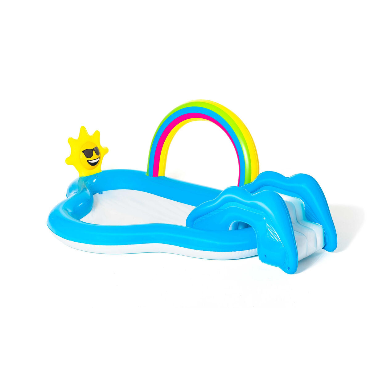 Bestway Uppblåsbar Pool Lekpark Regnbåge 257x145x91 cm +2 År Trädgård 53092 finns hos Aktivcamping