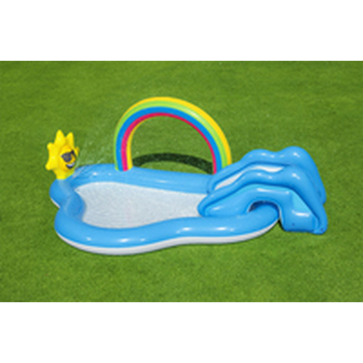 Bestway Uppblåsbar Pool Lekpark Regnbåge 257x145x91 cm +2 År Trädgård 53092 finns hos Aktivcamping