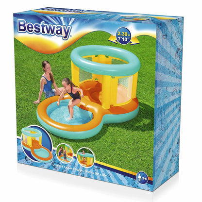 Bestway Uppblåsbar Pool Lekplats Hopper 239x142x102 cm +3 till 6 År Trädgård 52385 finns hos Aktivcamping