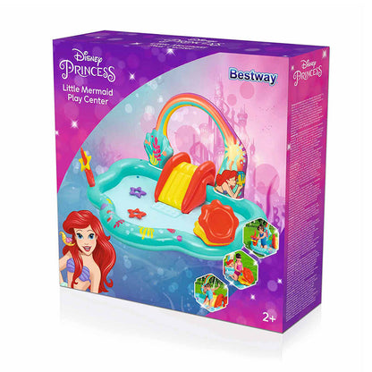 Bestway Uppblåsbar Pool Leksakspark Disney Sjöjungfrun 221x193x117cm +2 År Trädgård 91097 finns hos Aktivcamping