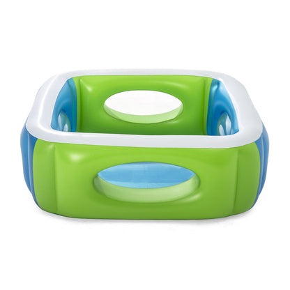 Bestway Uppblåsbar Pool med Kikare 168x168x56 cm +6 År Trädgård 51132 finns hos Aktivcamping