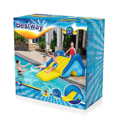Bestway Uppblåsbar Rutschkana 247x124x100 cm +3 År Pool 52453 finns hos Aktivcamping