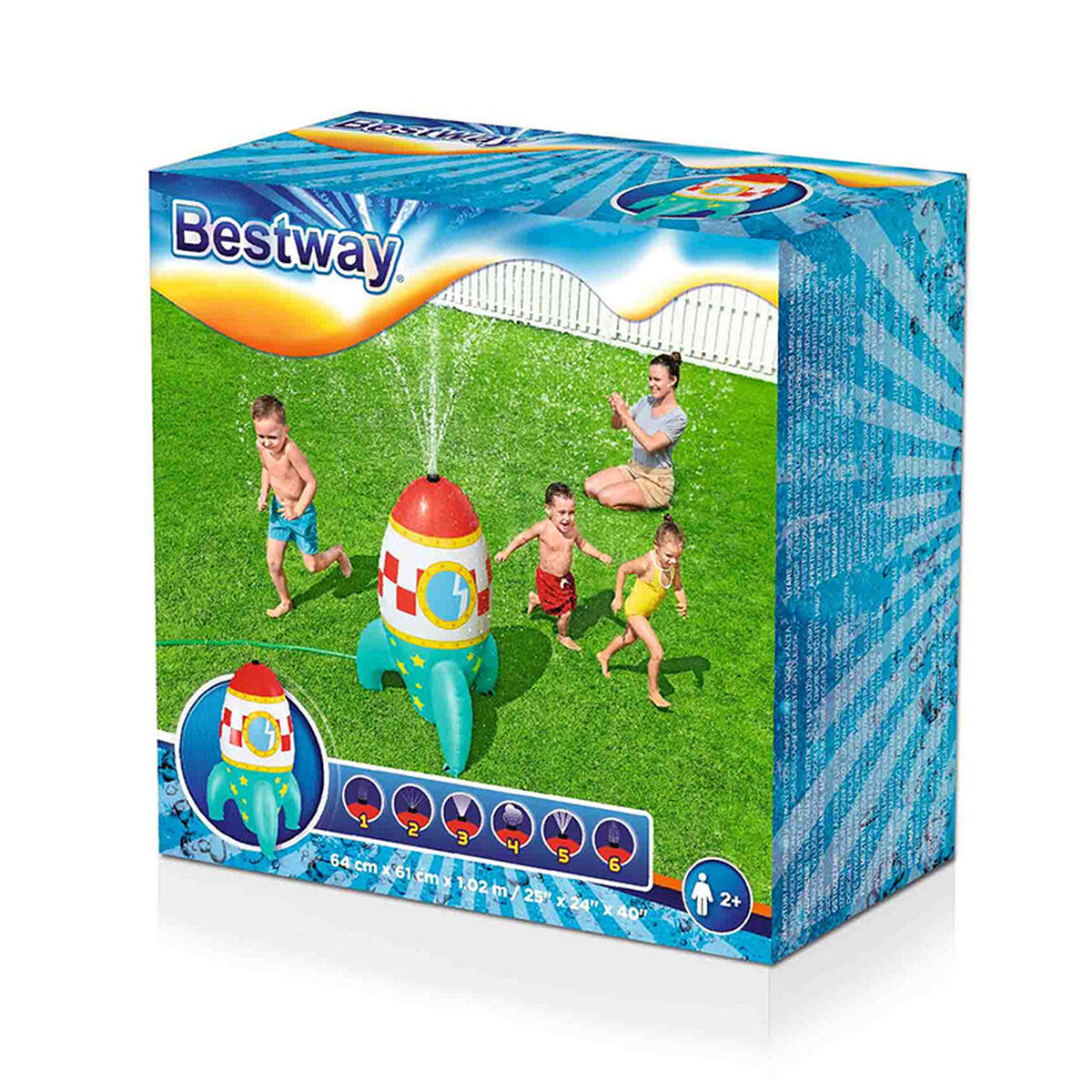 Bestway Uppblåsbar Rymdspridare 64x61x102 cm +2 År Trädgård 52572 finns hos Aktivcamping