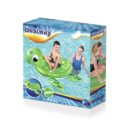 Bestway Uppblåsbar Sköldpadda Figur med Handtag 140x140 cm, 3+ år, Strand och Pool 41041 finns hos Aktivcamping