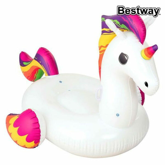 Bestway Uppblåsbar enhörningsfigur med handtag 224x164 cm Strand och Pool 41113 finns hos Aktivcamping
