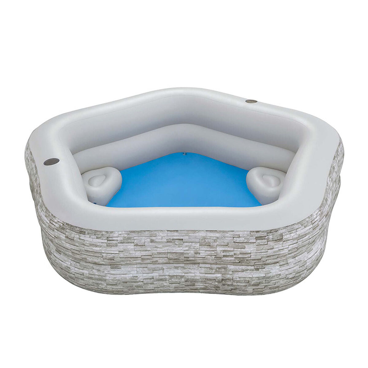 Bestway Uppblåsbar familjepool 213x206x53 cm +6 År Trädgård 54423 - finns hos Aktivcamping
