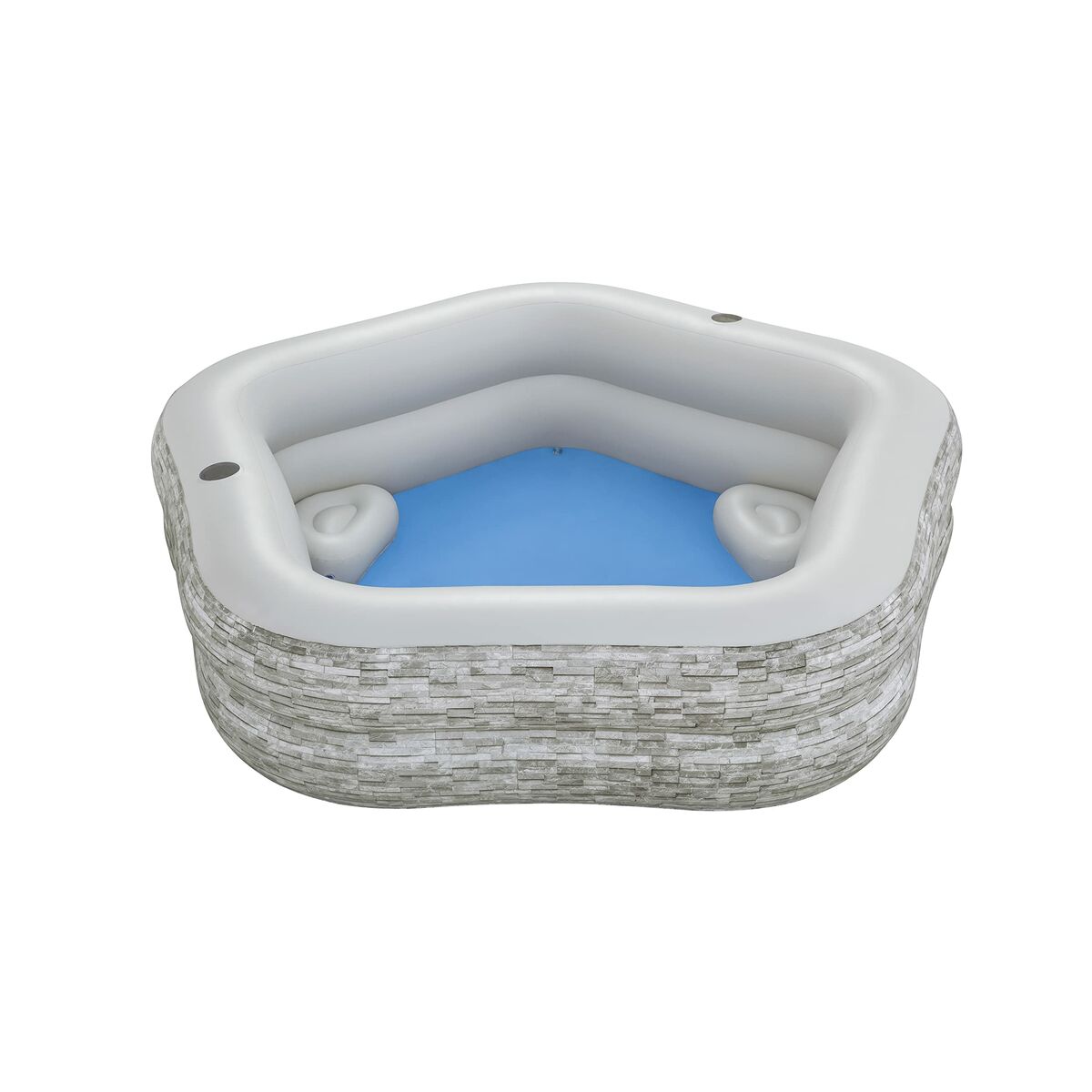 Bestway Uppblåsbar familjepool 213x206x53 cm +6 År Trädgård 54423 - finns hos Aktivcamping
