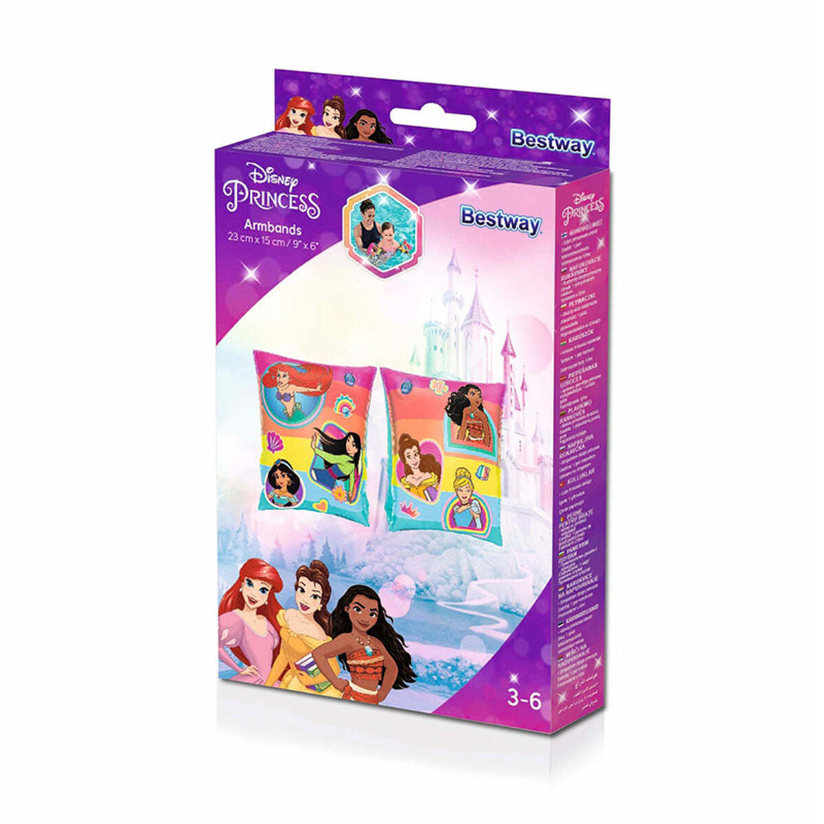 Bestway Uppblåsbara Disney Prinsessor Armringar 23x15 cm +3 till 6 År Strand och Pool 91041 - finns hos Aktivcamping