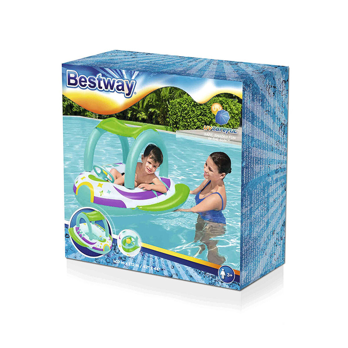 Bestway Uppblåsbara djurfigurer för bad och pool, Surtido färg +4 månader, strand och pool 34030 finns hos Aktivcamping