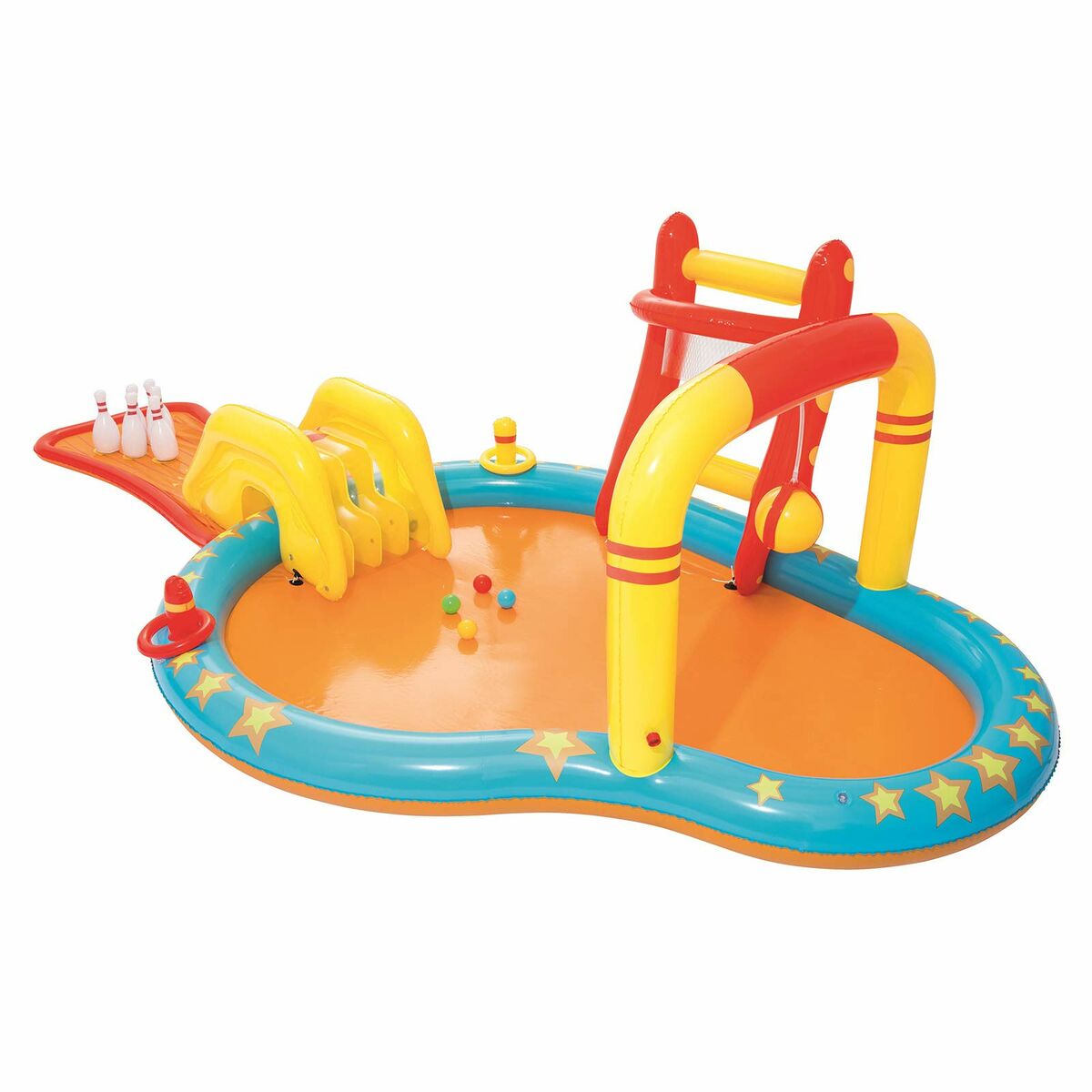 Bestway Uppblåsbart Spel Pool Bowling 435x213x117 cm +2 År Trädgård 53068 finns hos Aktivcamping