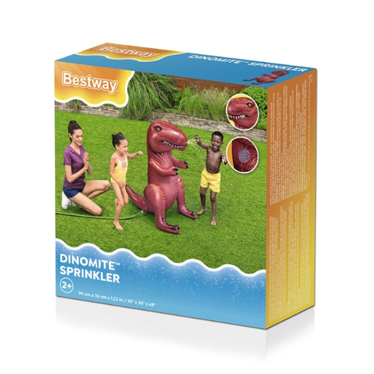 Bestway Uppblåsbart sprinklersystem Dinosaurie 99x76x122 cm +3 År Trädgård 52294 finns hos Aktivcamping