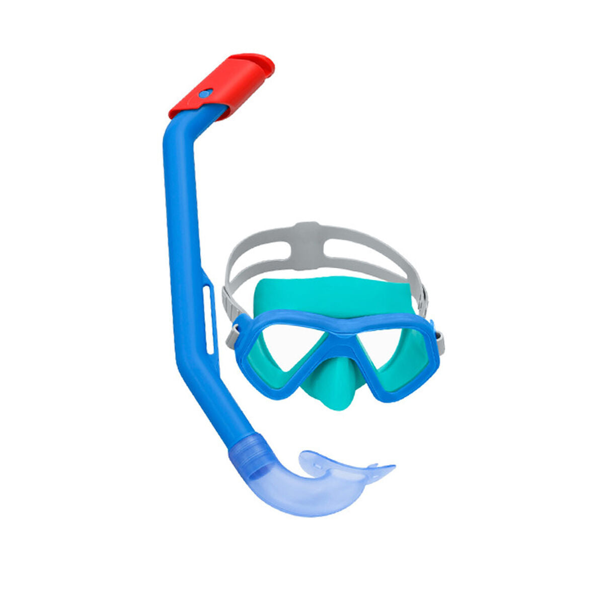 Bestway Uppsättning Mask och Rör Barn Anatomiskt Band Blandad Färg +3 År Strand och Pool 24018 finns hos Aktivcamping