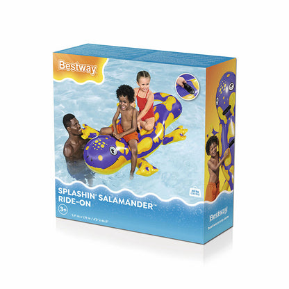 Bestway uppblåsbar salamanderfigur med handtag 191x119 cm +3 år Strand och pool 41502 finns hos Aktivcamping