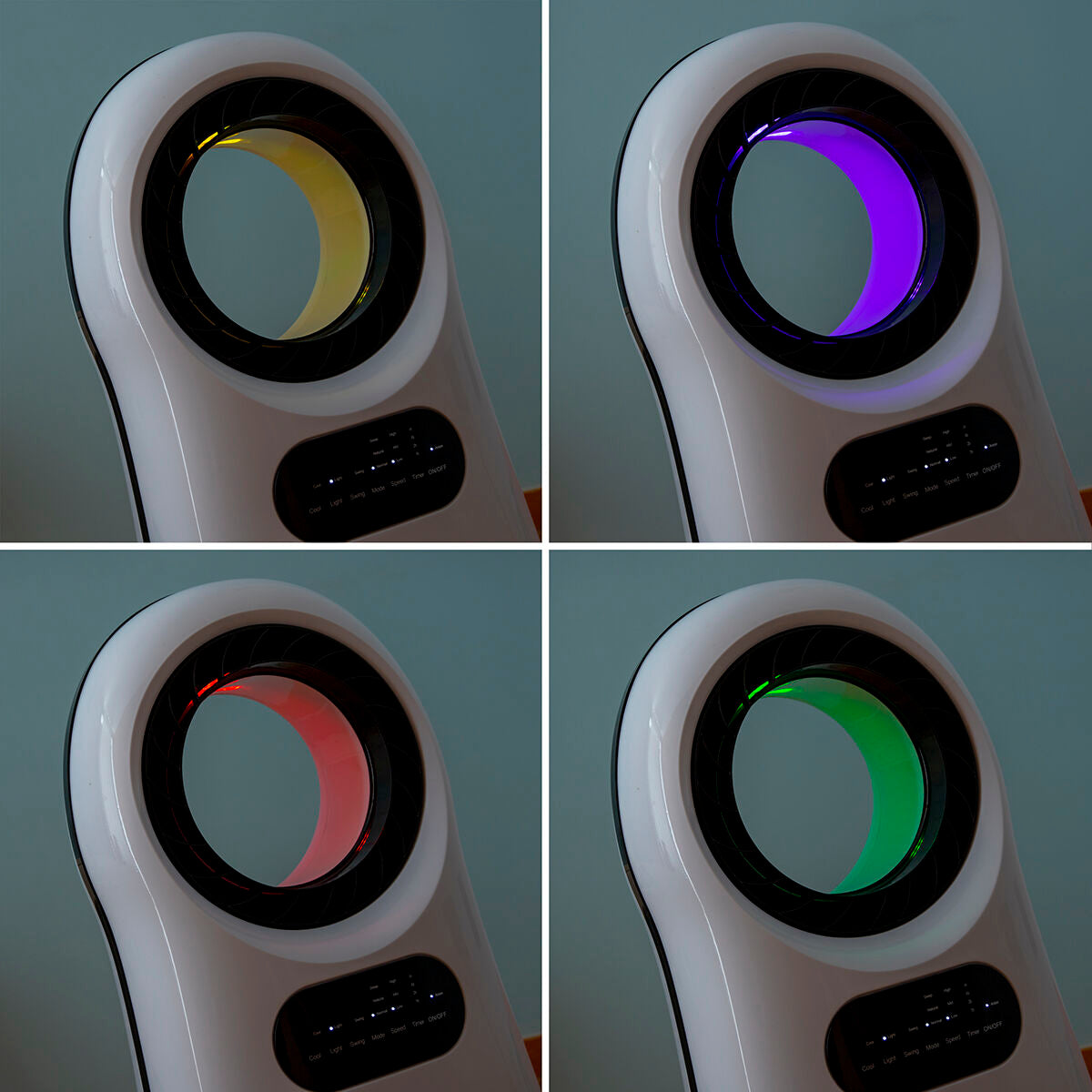 Bladlös, evaporativ luftkonditionering med LED Evareer InnovaGoods finns hos Aktivcamping