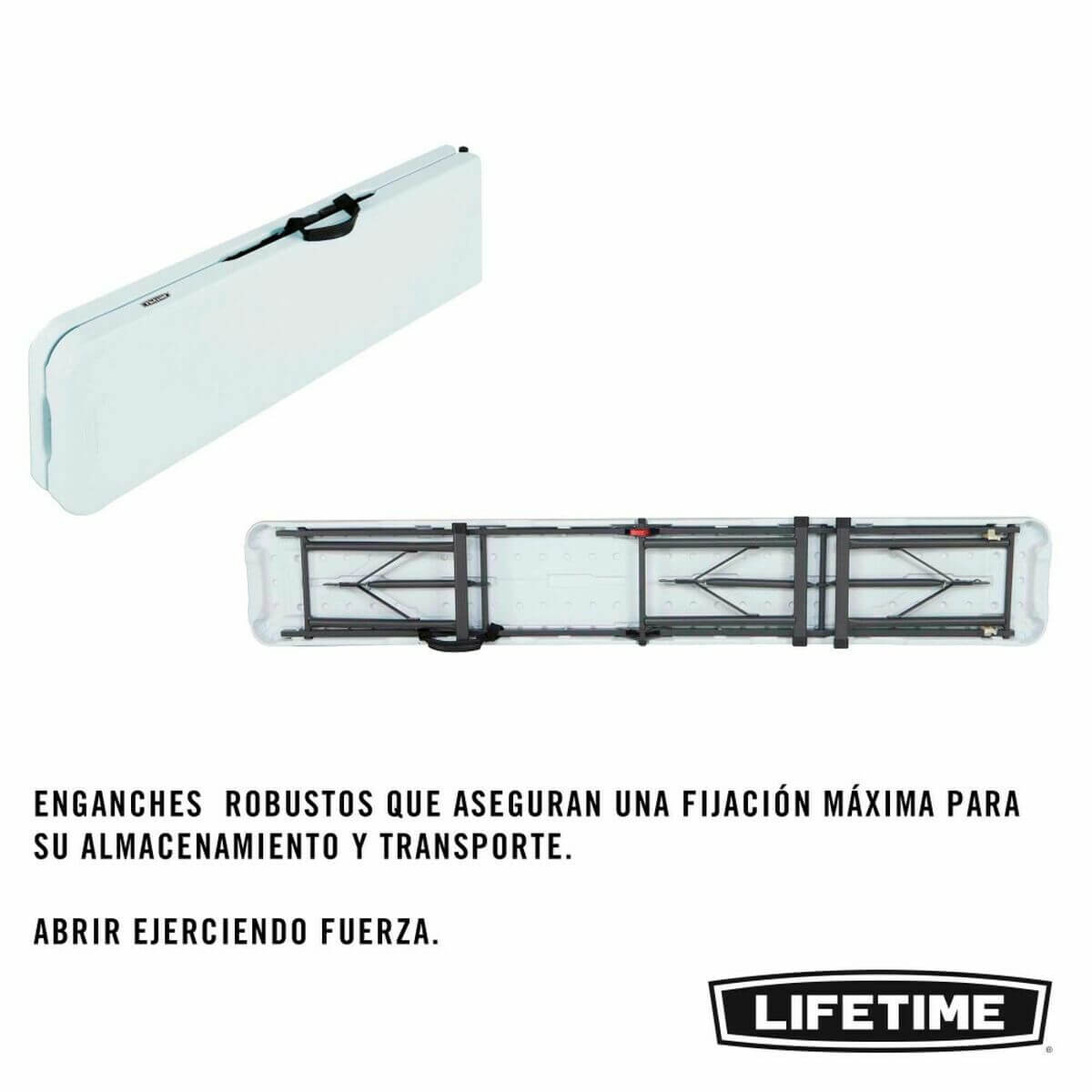 Bänk Lifetime Hopfällbar Vit finns hos Aktivcamping