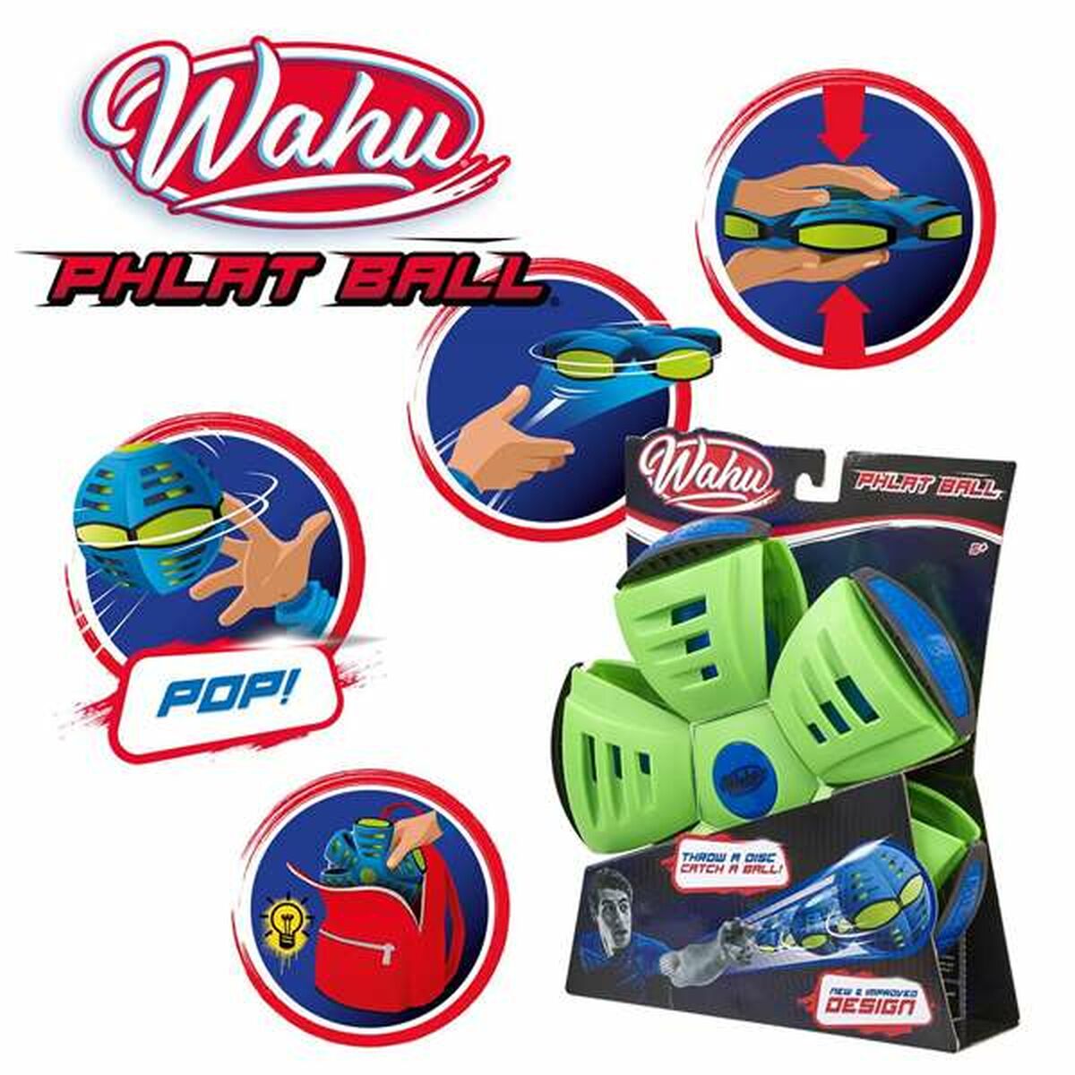 Boll Goliath Wahu Phlat Plast 24 x 6 x 27 cm - finns hos Aktivcamping
