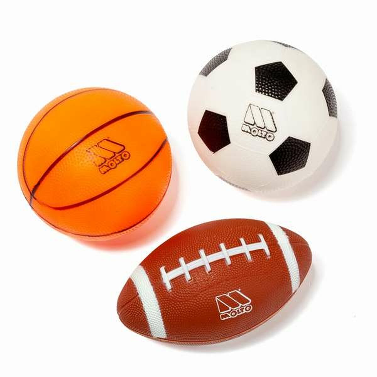 Bollar Moltó 3 Delar Basketboll Rugby Barn finns hos Aktivcamping