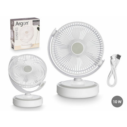 Bordsfläkt Argon 5080 Vit 10 W 21 x 28 x 32,5 cm finns hos Aktivcamping