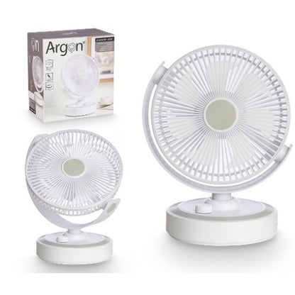 Bordsfläkt Argon HJ-180-10 Vit 30 W 21 x 28 x 32,5 cm finns hos Aktivcamping