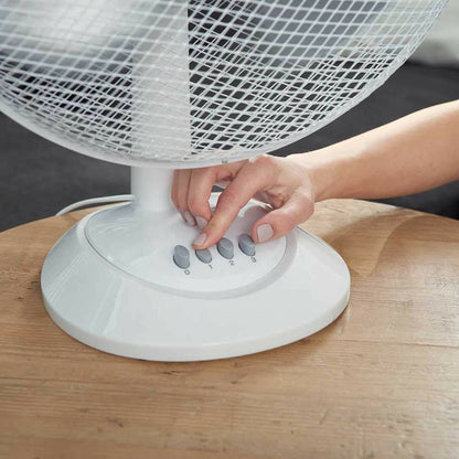 Bordsfläkt Black & Decker ES9440030B Vit Svart 40 W - finns hos Aktivcamping