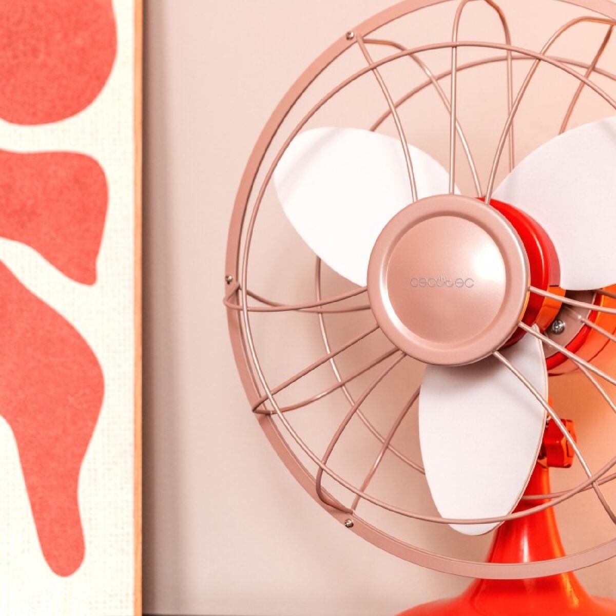 Bordsfläkt Cecotec EnergySilence 1090 RetroDesk 40 W Röd finns hos Aktivcamping
