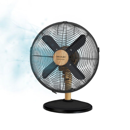 Bordsfläkt Cecotec EnergySilence 600 WoodDesk Svart 40 W finns hos Aktivcamping