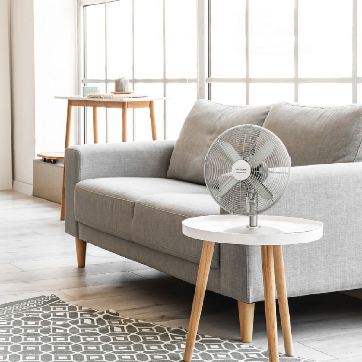 Bordsfläkt Cecotec EnergySilence 610 SteelDesk 40 W Stål finns hos Aktivcamping