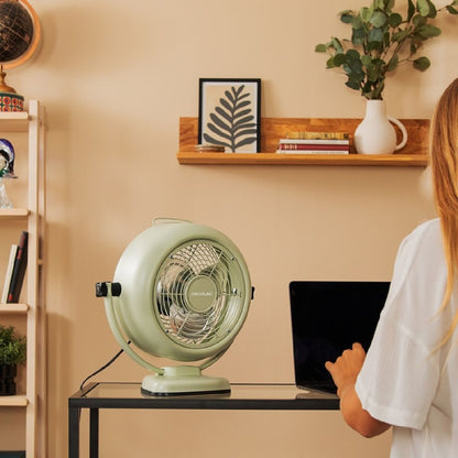 Bordsfläkt Cecotec EnergySilence 800 RetroDesk Grön 20 W finns hos Aktivcamping