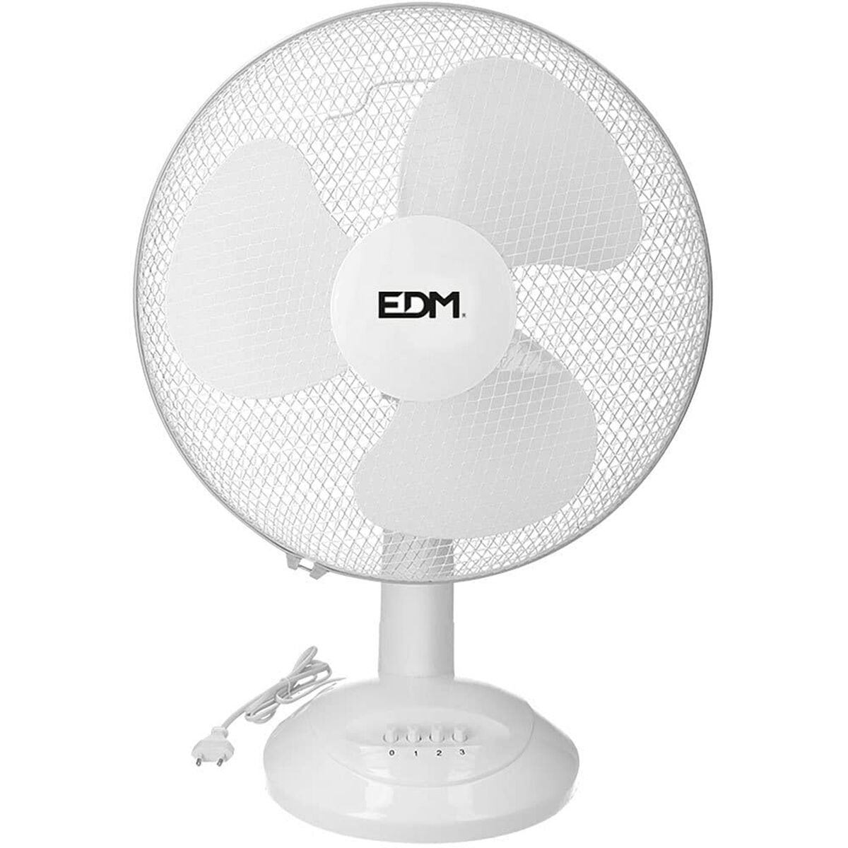 Bordsfläkt EDM Ø 40 x 61 cm Vit 45 W finns hos Aktivcamping