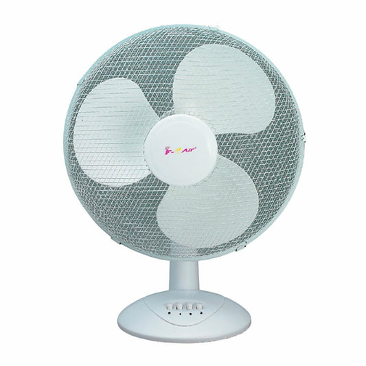 Bordsfläkt F-Air Vit 40 W Ø 30 x 47 cm finns hos Aktivcamping
