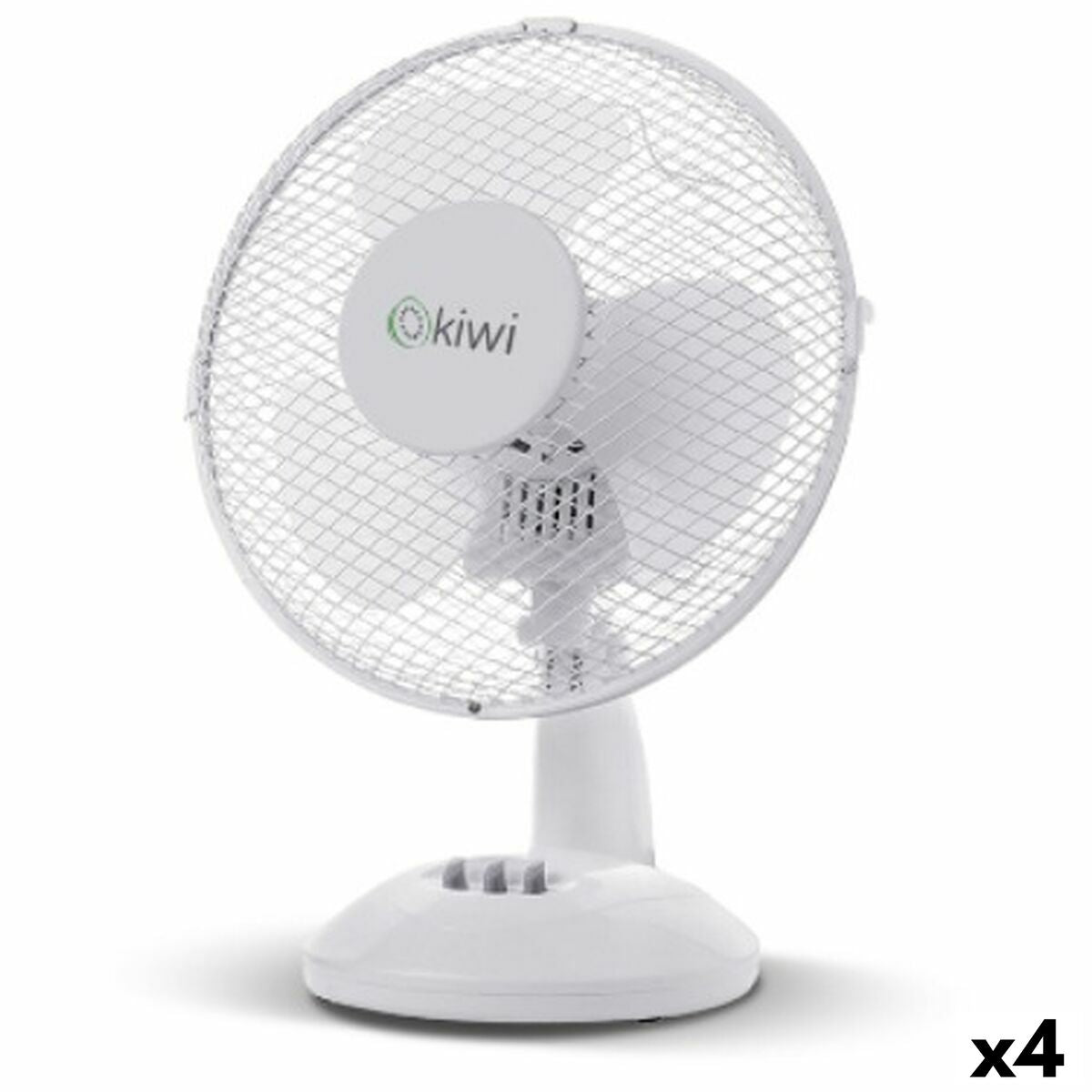 Bordsfläkt Kiwi Vit Ø 27 cm 21W (4 antal) finns hos Aktivcamping