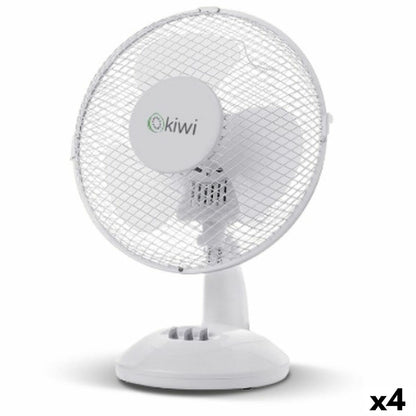 Bordsfläkt Kiwi Vit Ø 27 cm 21W (4 antal) finns hos Aktivcamping