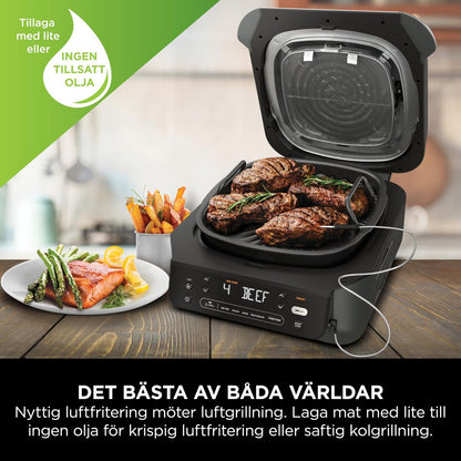 Bordsgrill NINJA AG351EU 5EN1 Metall Rostfritt stål finns hos Aktivcamping