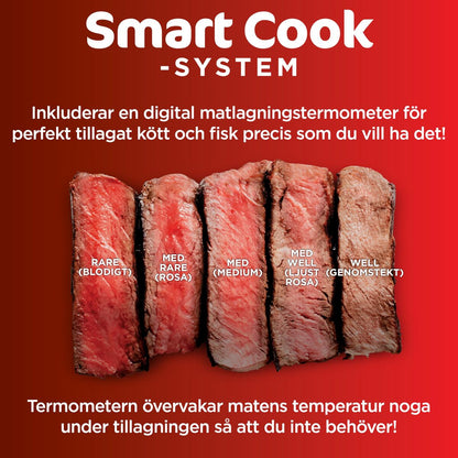 Bordsgrill NINJA AG351EU 5EN1 Metall Rostfritt stål finns hos Aktivcamping