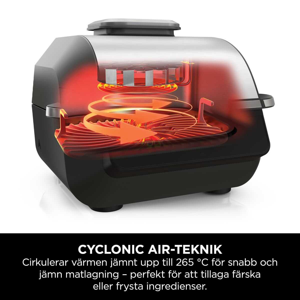 Bordsgrill NINJA AG351EU 5EN1 Metall Rostfritt stål finns hos Aktivcamping