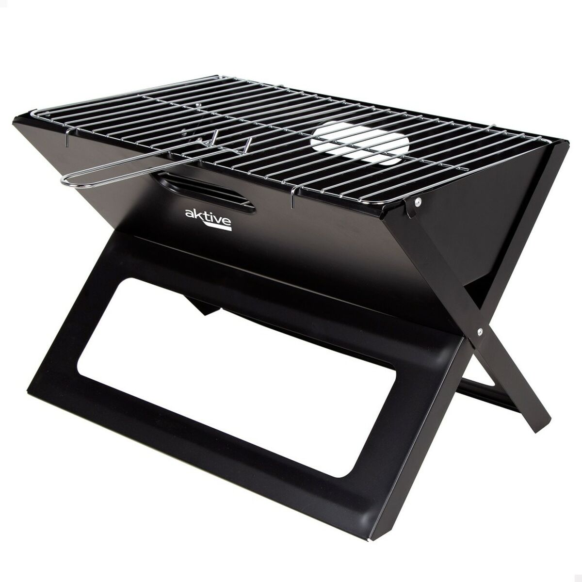Bärbar Grill Aktive Svart Stål Järn 45 x 30 x 29 cm finns hos Aktivcamping