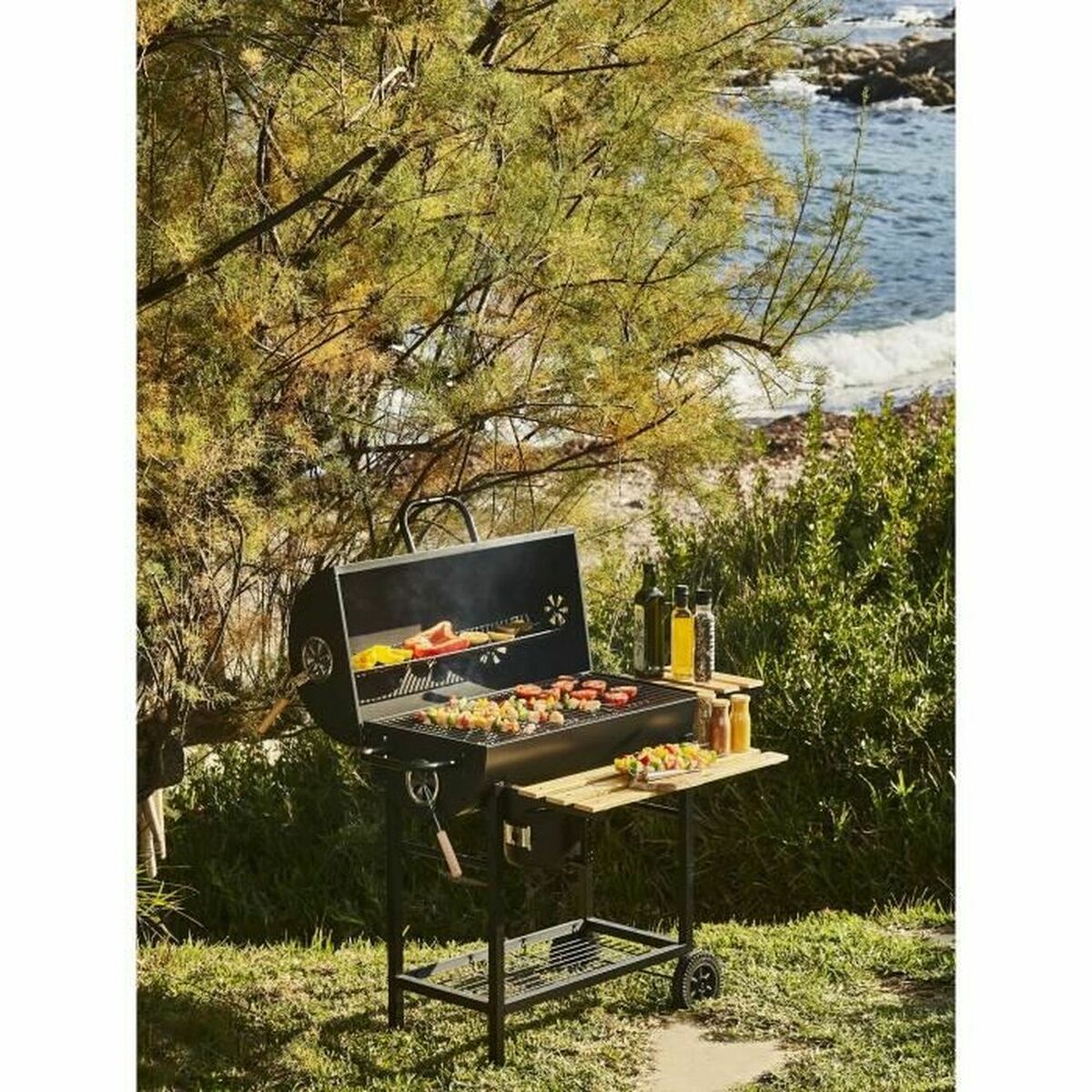 Bärbar Grill CookingBox 71 x 35 cm finns hos Aktivcamping