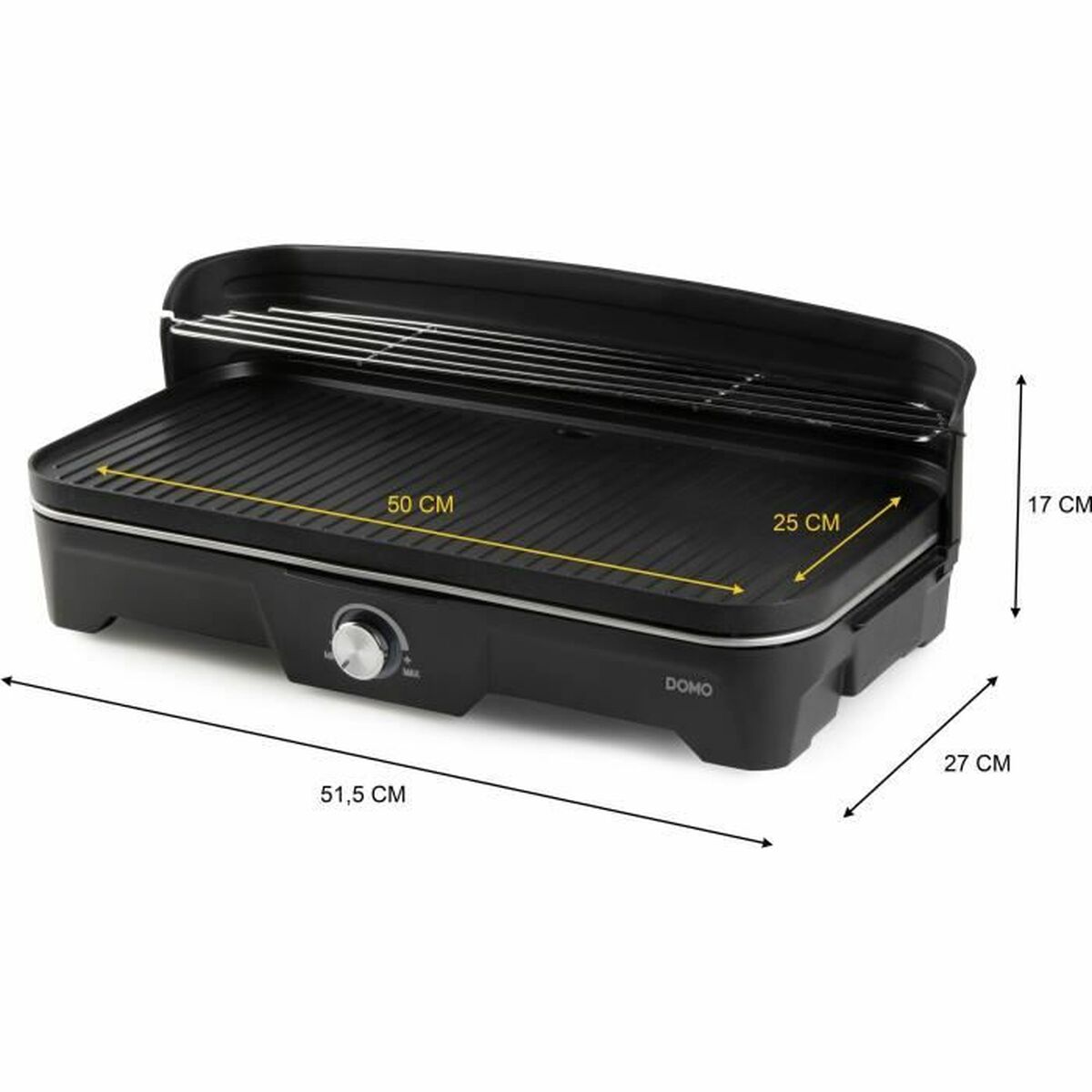 Bärbar Grill DOMO Do9260g Gjutjärn finns hos Aktivcamping