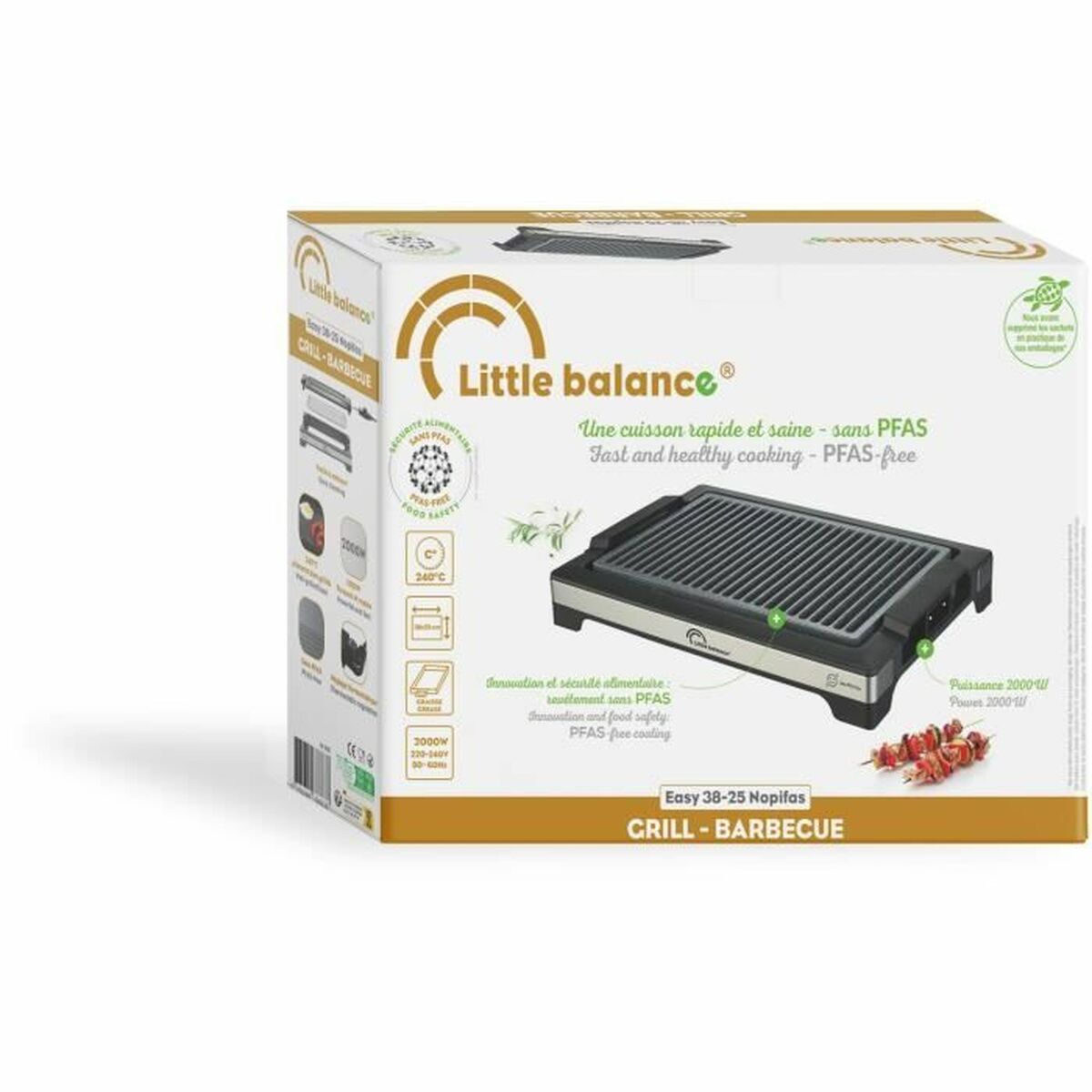 Bärbar Grill Little Balance Easy Metall Plast finns hos Aktivcamping
