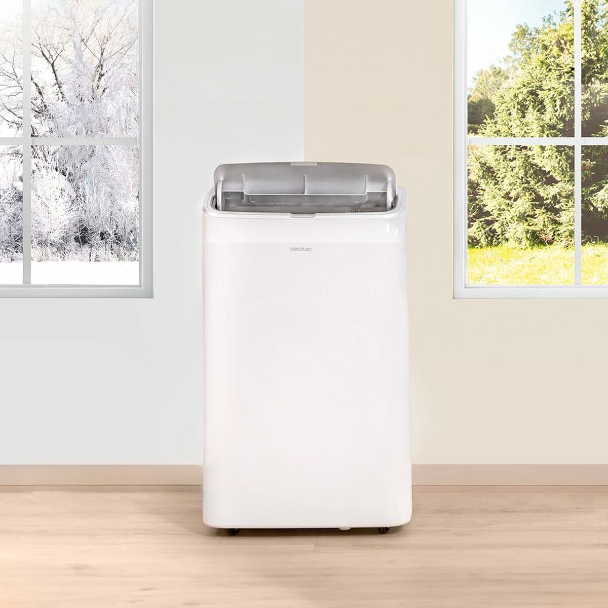 Bärbar Luftkonditionering Cecotec ForceClima 12800 Soundless Heating Connected A 1340 W Vit finns hos Aktivcamping