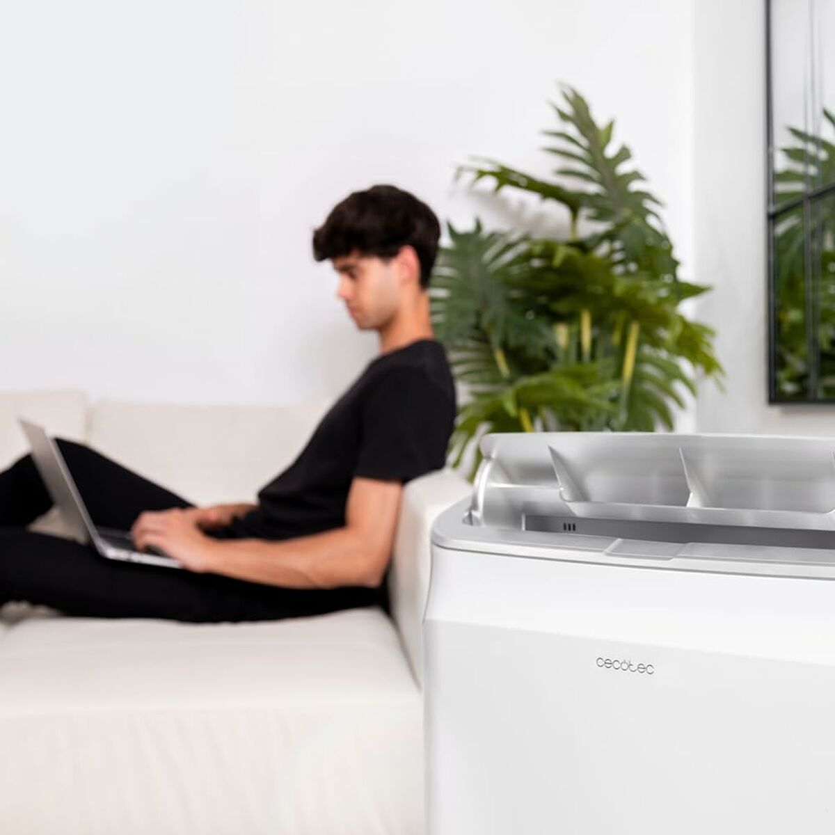 Bärbar Luftkonditionering Cecotec ForceClima 14600 Soundless Heating A 1340 W Vit finns hos Aktivcamping