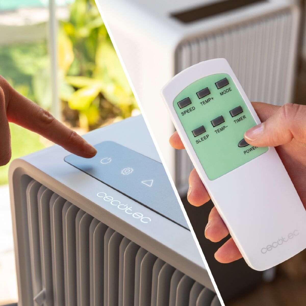 Bärbar Luftkonditionering Cecotec ForceClima 9150 Style 1000 W Vit finns hos Aktivcamping