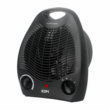 Bärbar elektrisk mini-värmare EDM 07220 Svart 1000 - 2000 W finns hos Aktivcamping