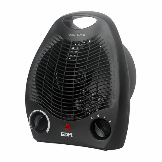 Bärbar elektrisk mini-värmare EDM 07220 Svart 1000 - 2000 W finns hos Aktivcamping