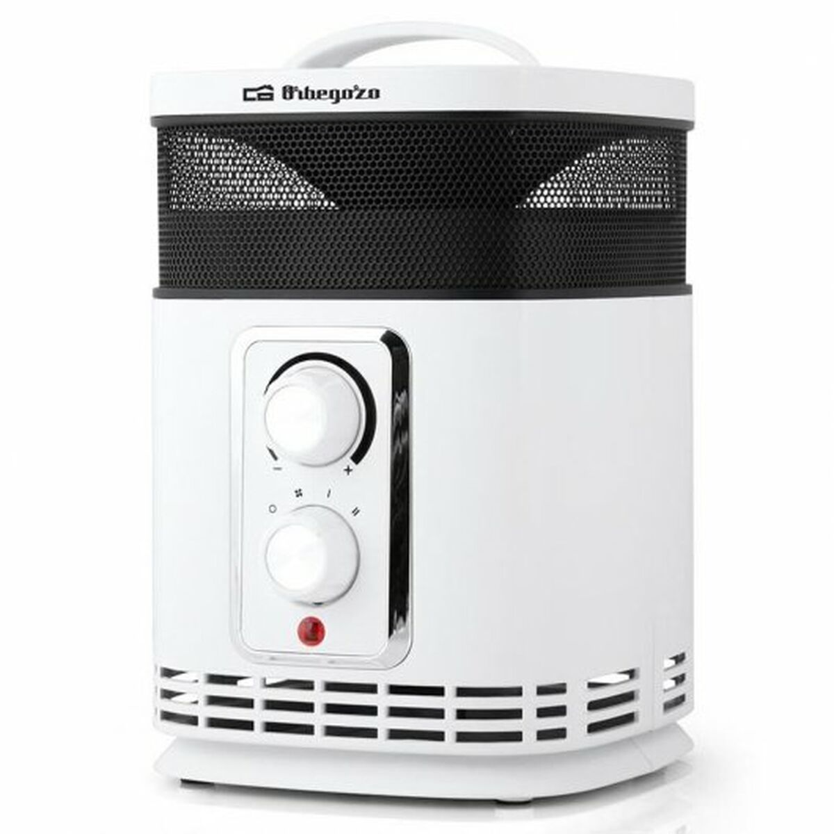 Bärbar keramikvärmare Orbegozo CR 6025 Vit Svart/Vit 1500 W finns hos Aktivcamping
