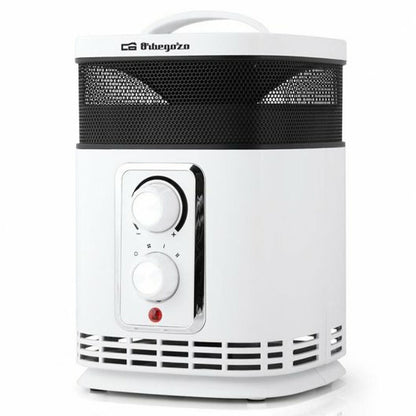 Bärbar keramikvärmare Orbegozo CR 6025 Vit Svart/Vit 1500 W finns hos Aktivcamping