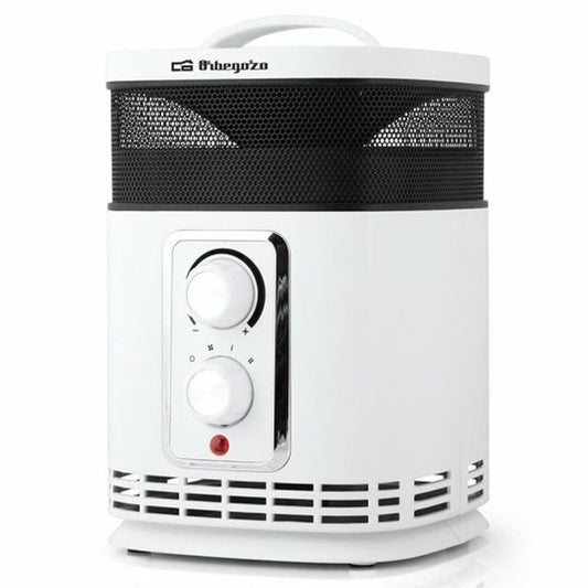 Bärbar keramikvärmare Orbegozo CR 6025 Vit Svart/Vit 1500 W finns hos Aktivcamping