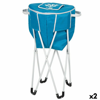 Bärbar kyl Aktive Blå Hopfällbar Med stöd 43 x 85 x 43 cm (2 antal) - finns hos Aktivcamping