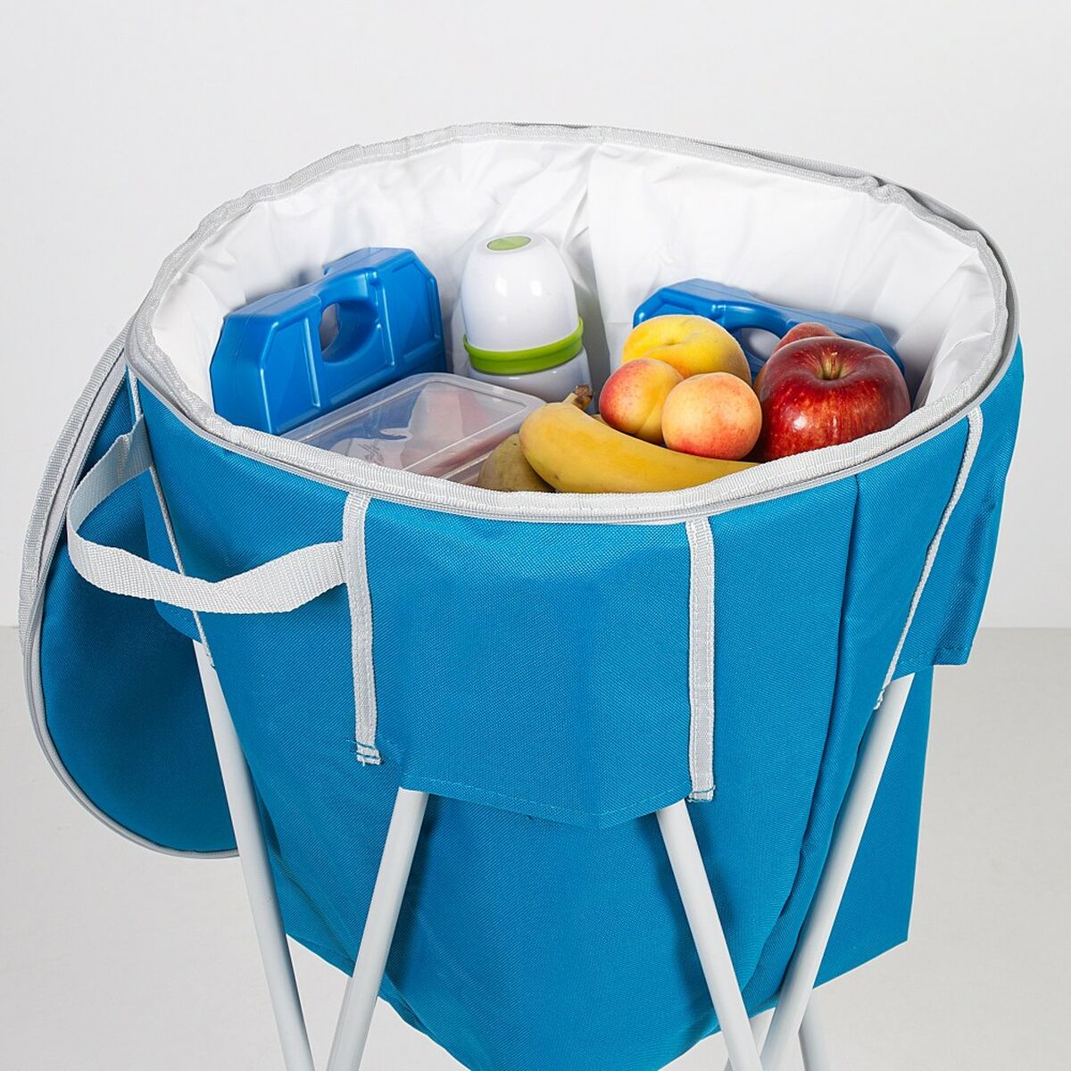 Bärbar kyl Aktive Blå Hopfällbar Med stöd 43 x 85 x 43 cm (2 antal) - finns hos Aktivcamping